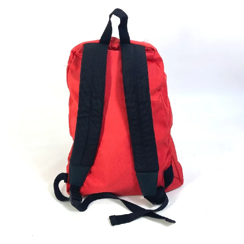 BALENCIAGA Backpack 507460 Nylon Red Bicolor Bag Wheel logo mens