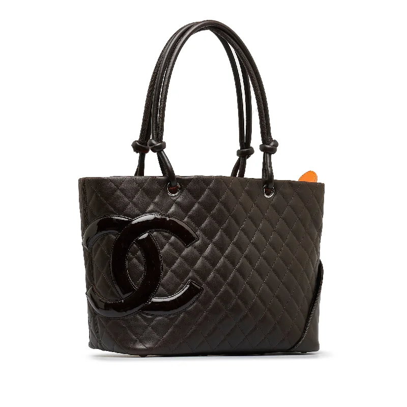 Brown Chanel Large Cambon Ligne Tote