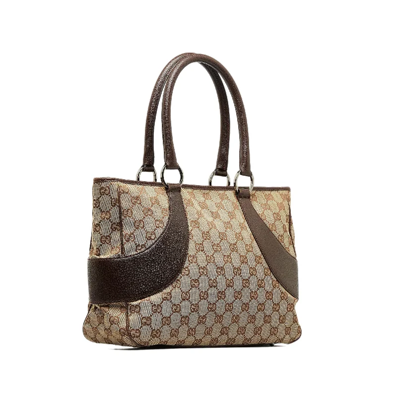 Brown Gucci GG Canvas Tote