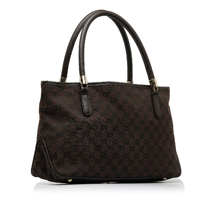 Brown Gucci GG Canvas Tote