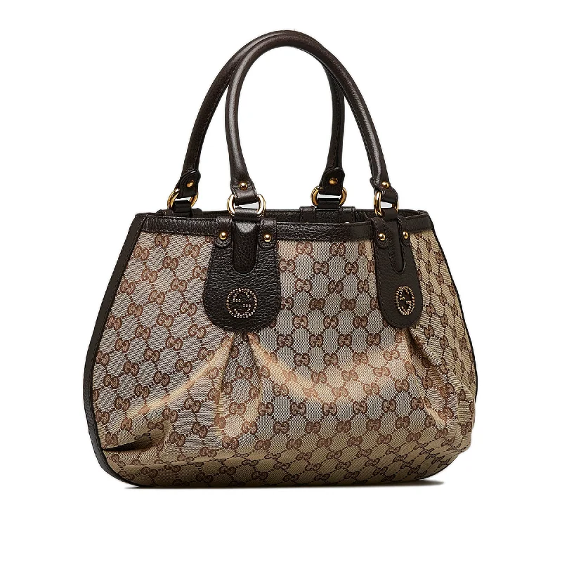 Brown Gucci GG Canvas Tote Bag