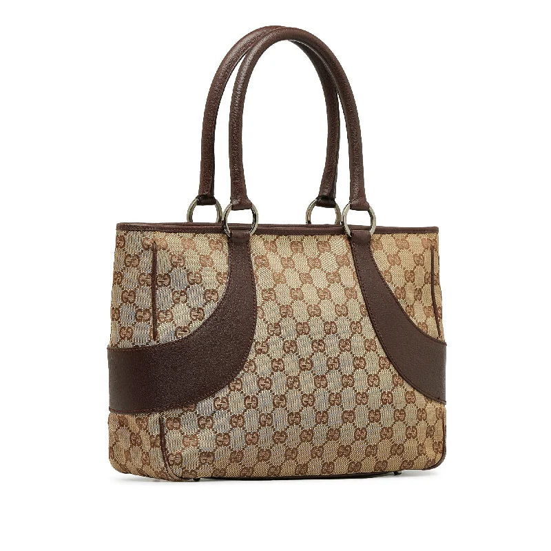 Brown Gucci GG Canvas Tote Bag