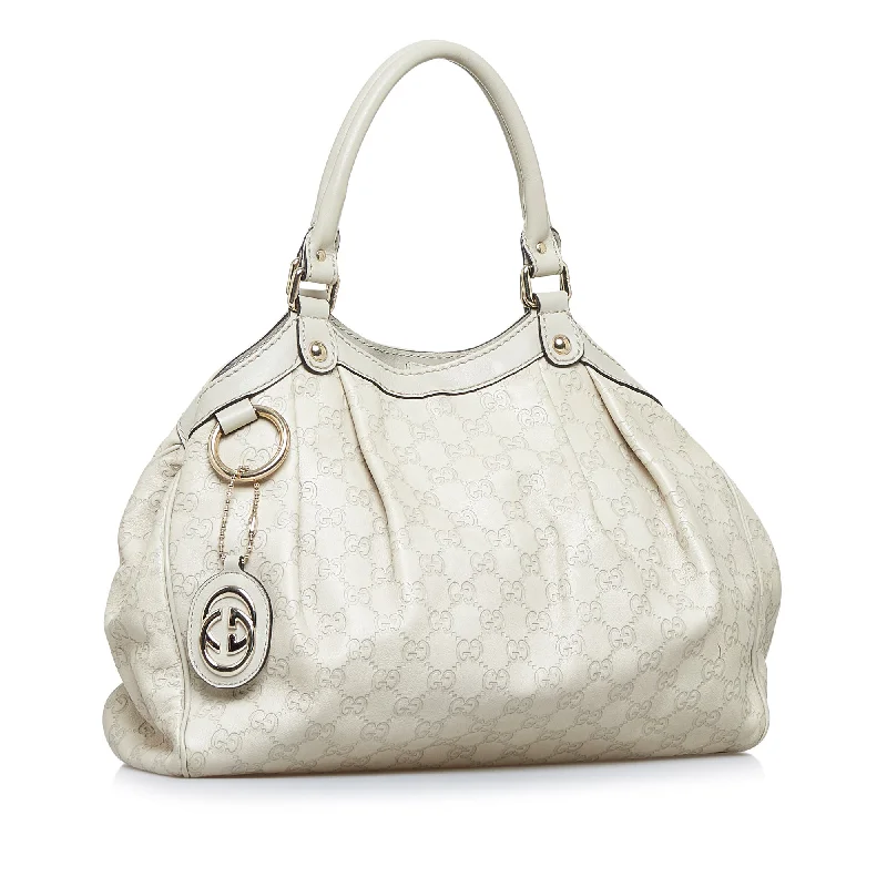 Brown Gucci Guccissima Sukey Tote