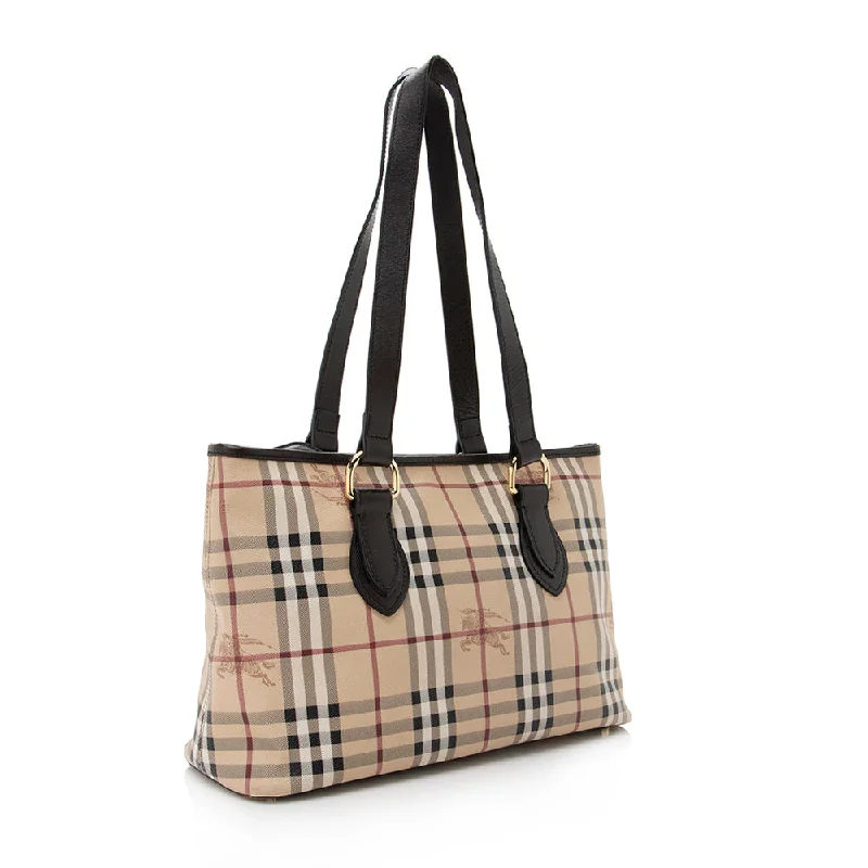 Burberry Haymarket Check Medium Regent Tote