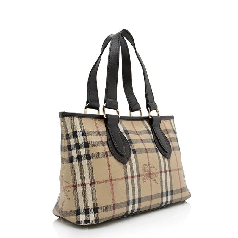 Burberry Haymarket Check Regent Small Tote