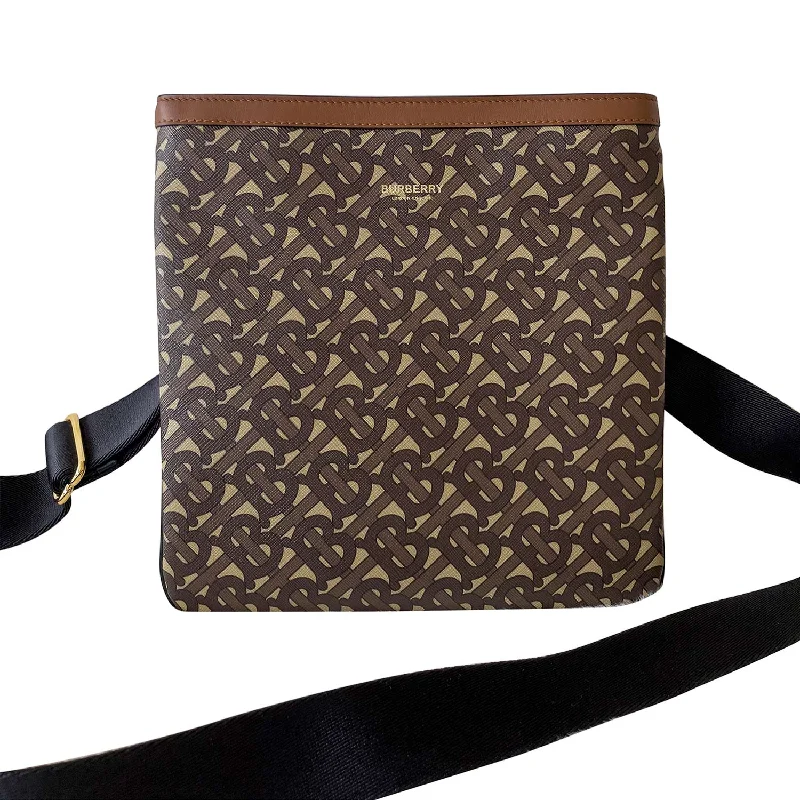 Burberry Monogram Print Messenger Bag