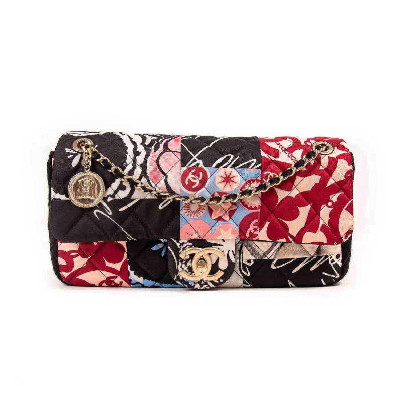 Chanel Printed Medium Single Flap Bag