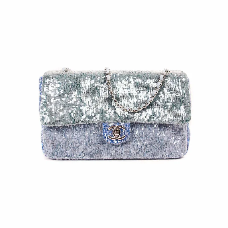 Chanel Medium Waterfall Sequin Flap Bag