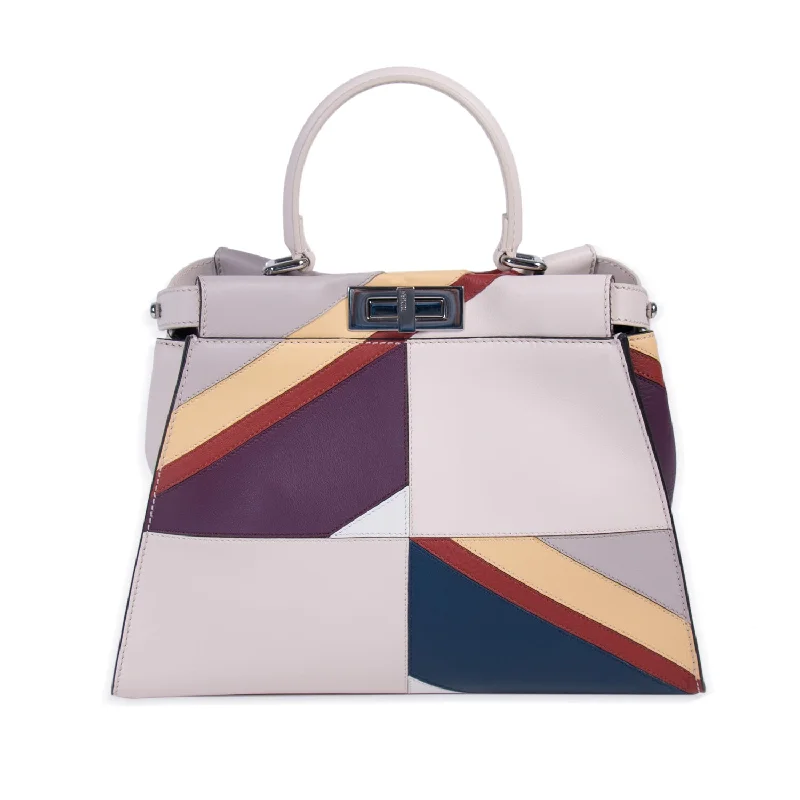 Fendi Stripe Medium Peekaboo Bag