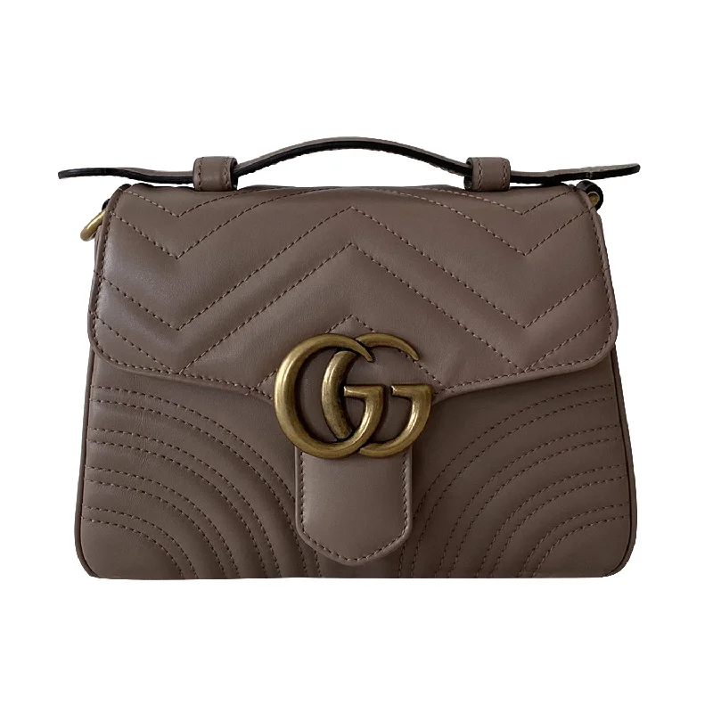 Gucci GG Marmont Mini Top Handle Bag