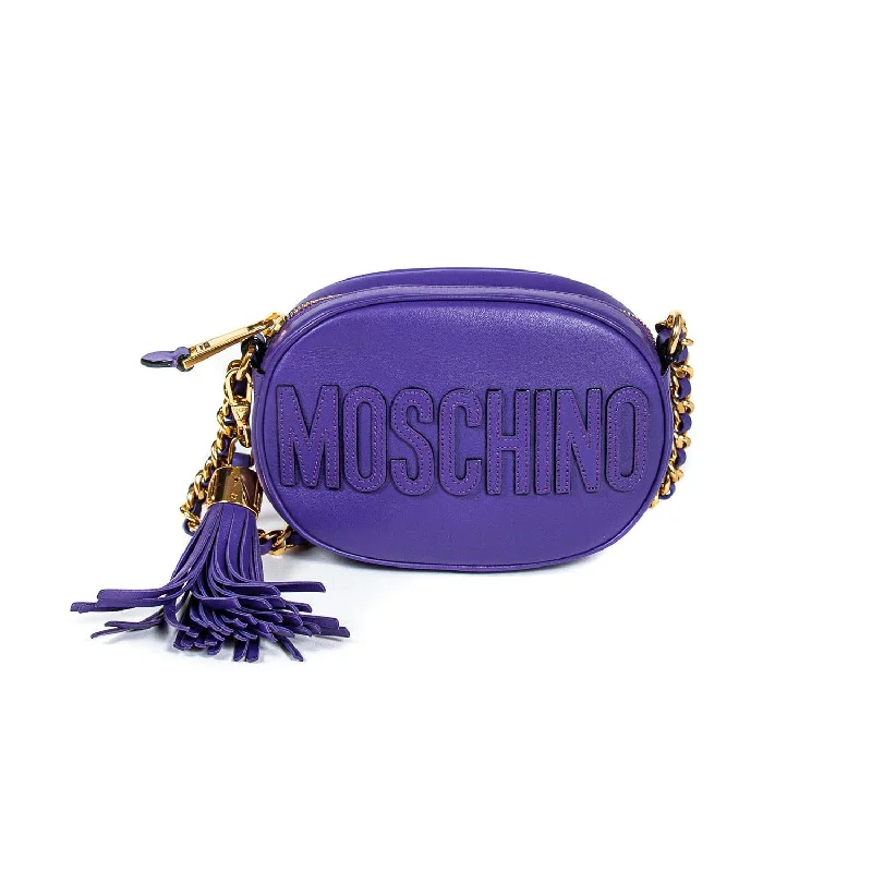 Moschino Tassel Logo Camera Bag