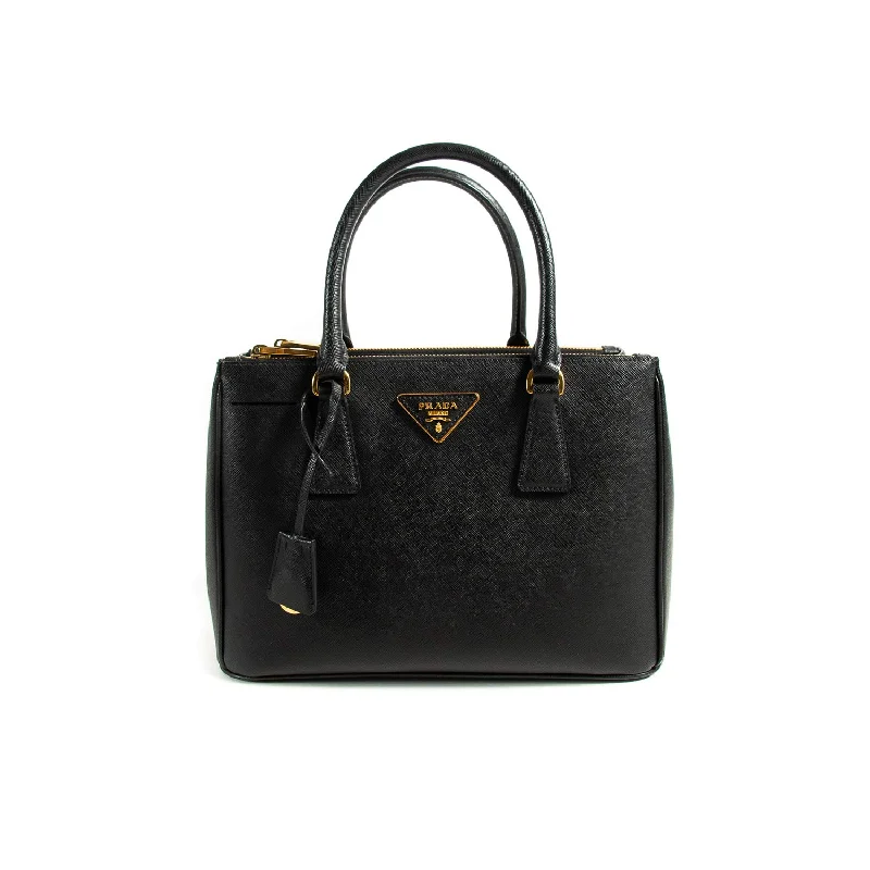 Prada Small Galleria Saffiano Double Zip Tote Bag