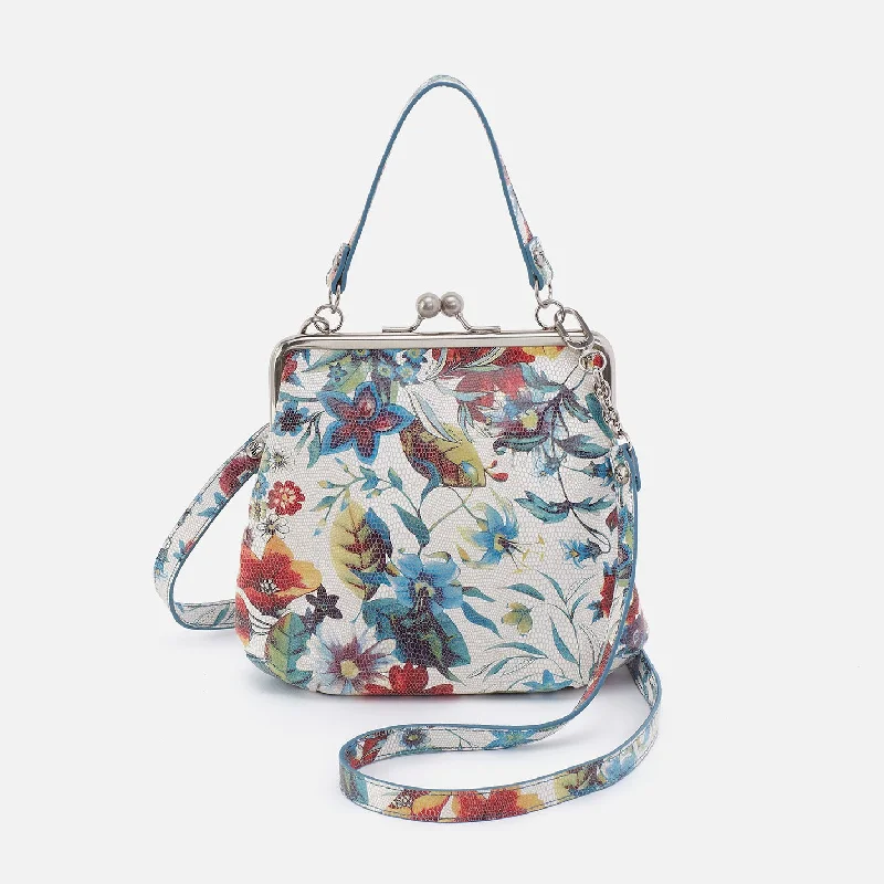 Alba Crossbody in Printed Leather - Botanic Print