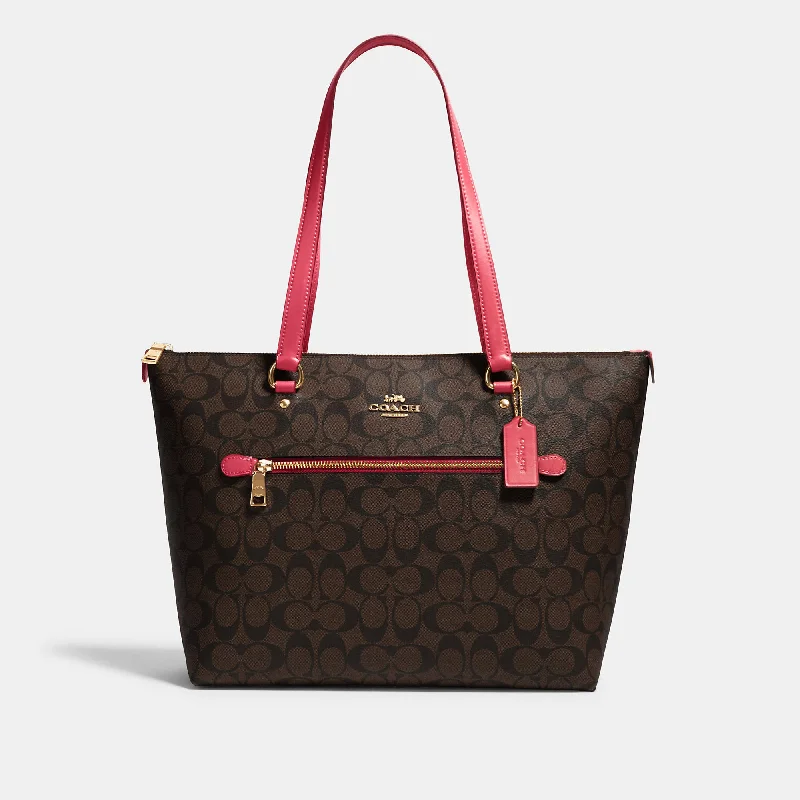 Coach Outlet Gallery Tote In Signature Canvas