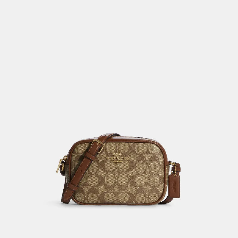 Coach Outlet Mini Jamie Camera Bag In Signature Canvas