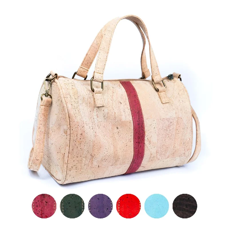 Natural Cork Women's Duffle Bag - Eco-Friendly Chic BAGP-031