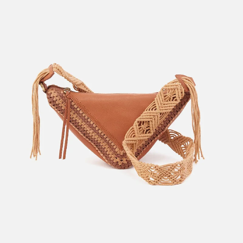 Daisy Crossbody In  Soft Veg Tan Leather - Camel