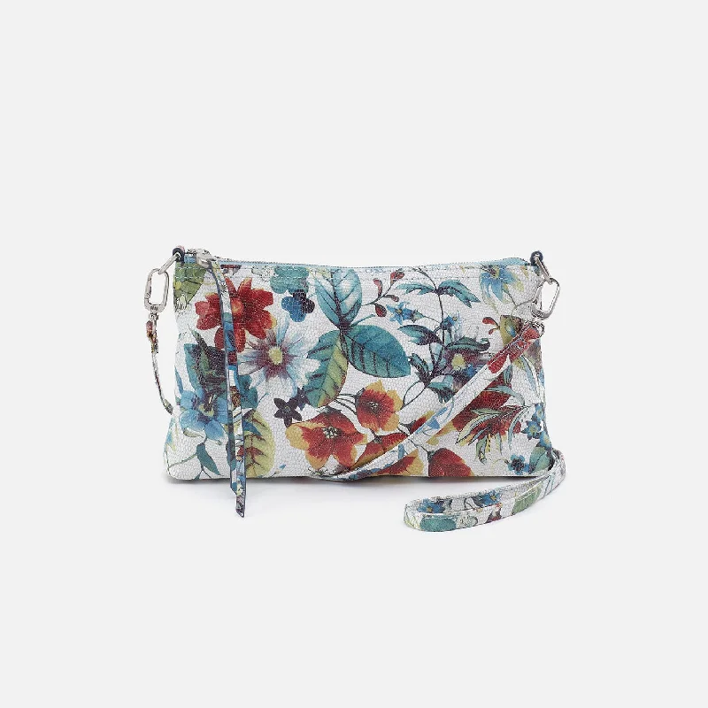 Darcy Crossbody in Printed Leather - Botanic Print