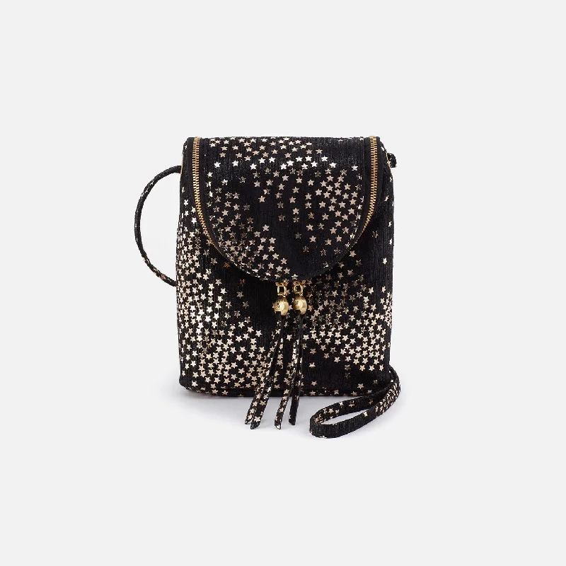 Fern Crossbody in Printed Leather - Shooting Stars