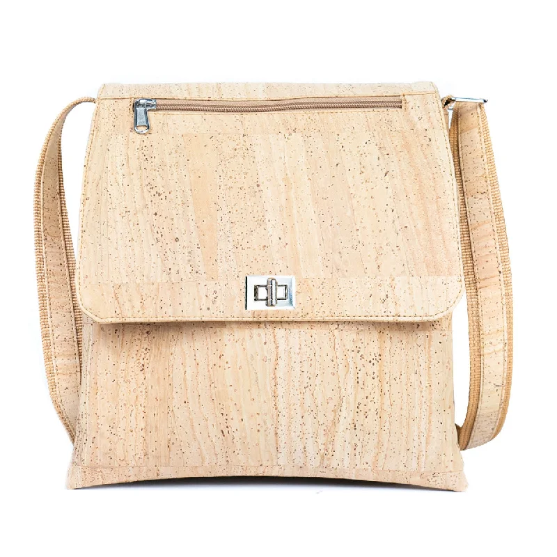 Natural Cork Crossbody Bag with Adjustable Strap BAGP-288