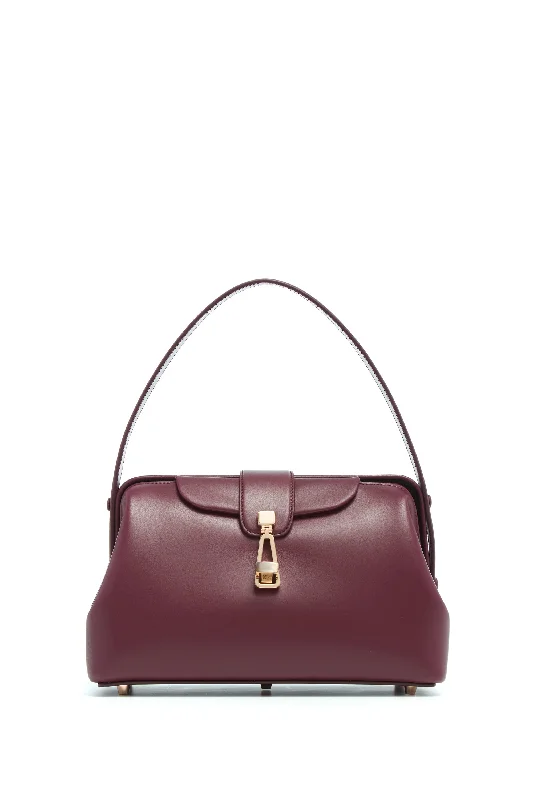 Golda Bag in Bordeaux Nappa Leather