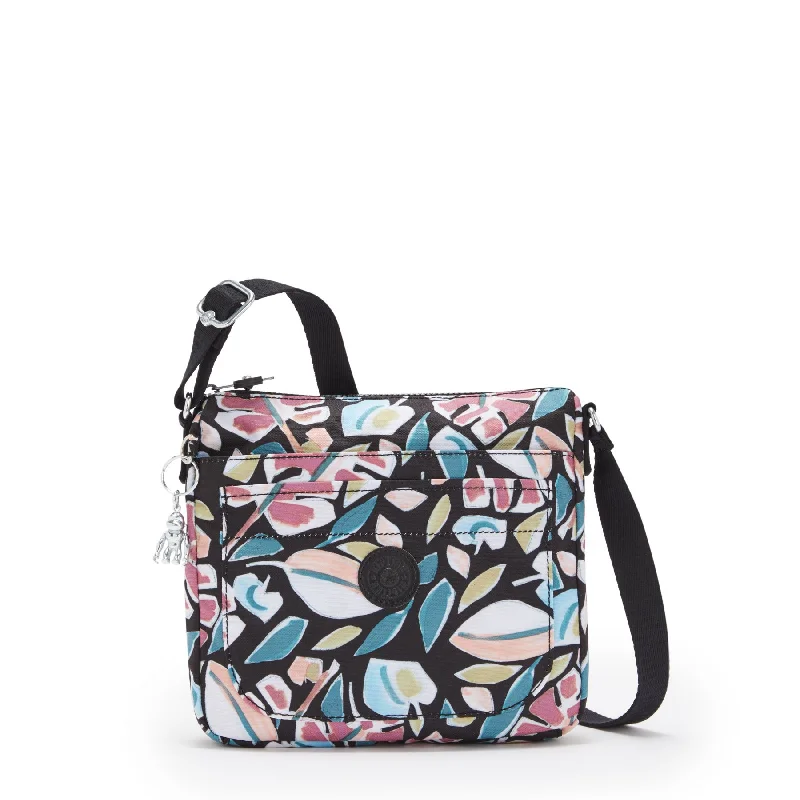 Kipling Sebastian Printed Crossbody Bag - Striking Leaves