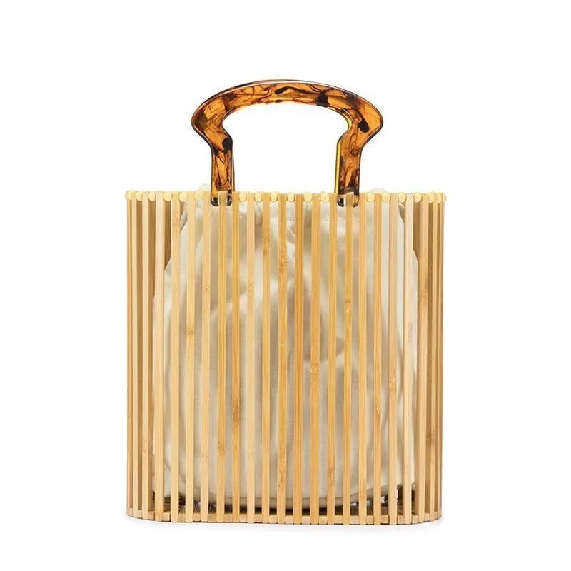 Luxury bamboo bag