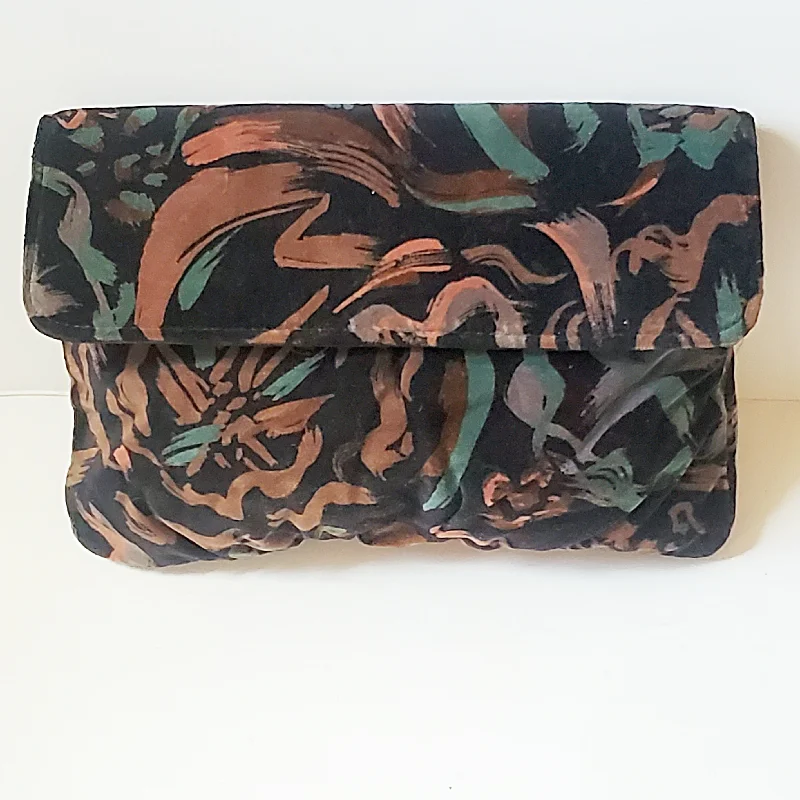 Vintage Velvet Clutch